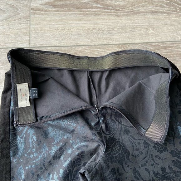 Anthropologie The Essential Foil-Printed Tuxedo Trousers - Picture 13 of 16